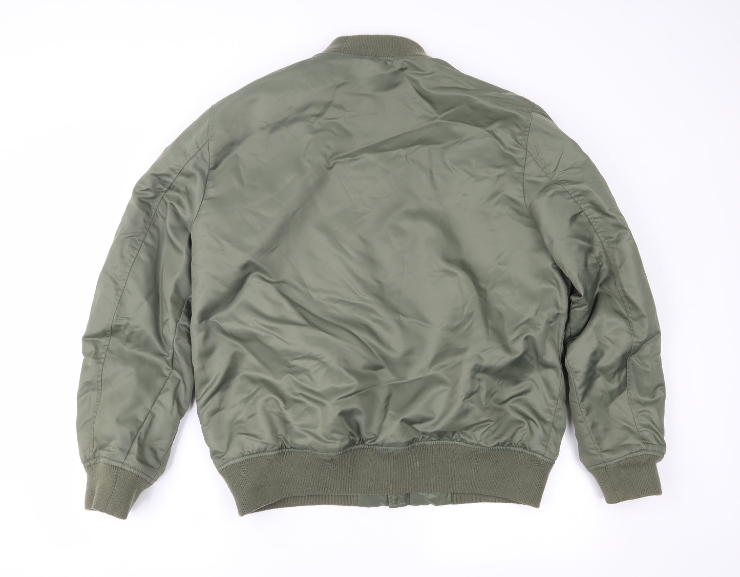 redherring Mens Green   Bomber Jacket Coat Size L