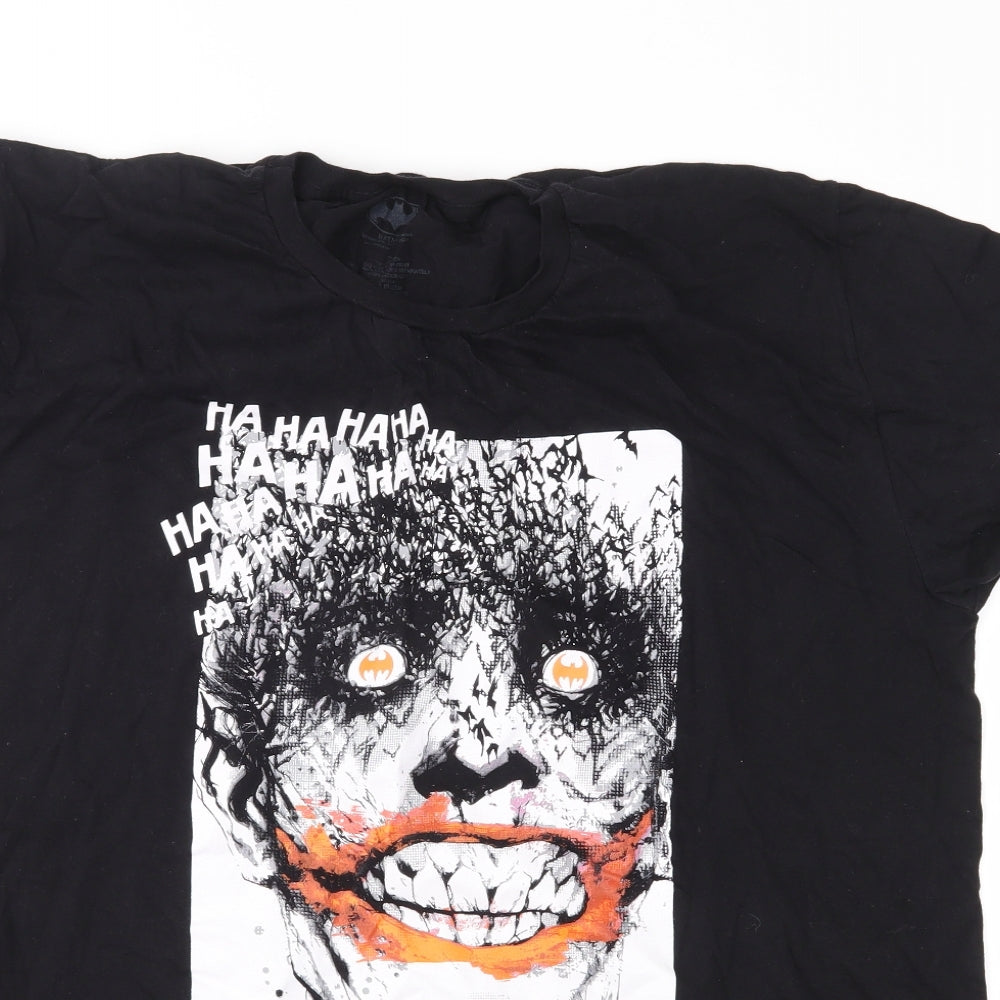 Batman Mens Black    T-Shirt Size XL