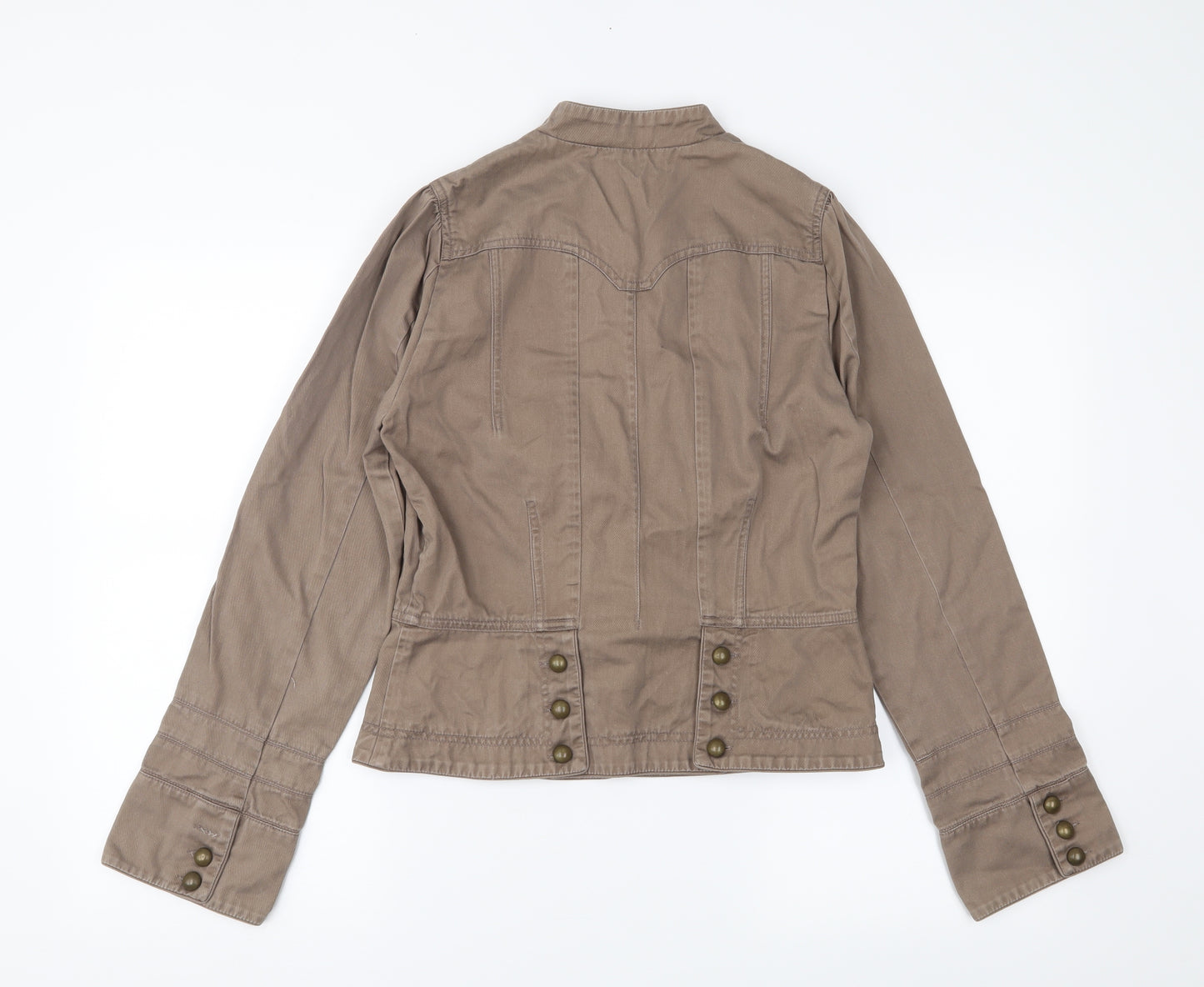 WAREHOSUE Womens Brown   Jacket Coat Size 12