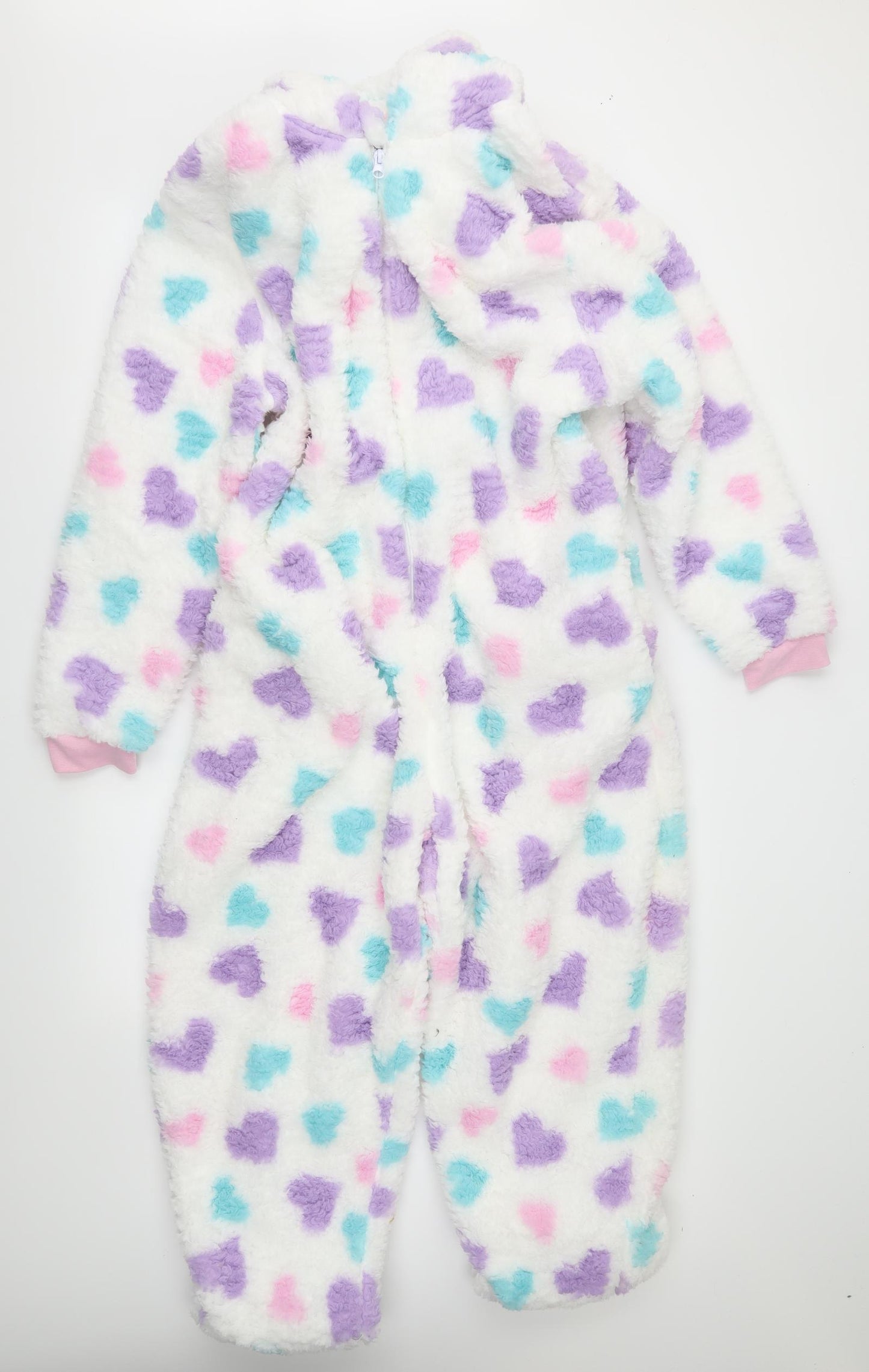 Adore Womens White Polka Dot  Top One Piece Size L