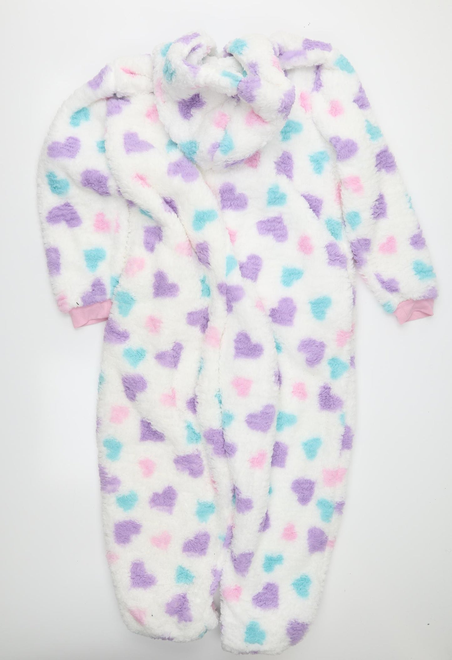 Adore Womens White Polka Dot  Top One Piece Size L