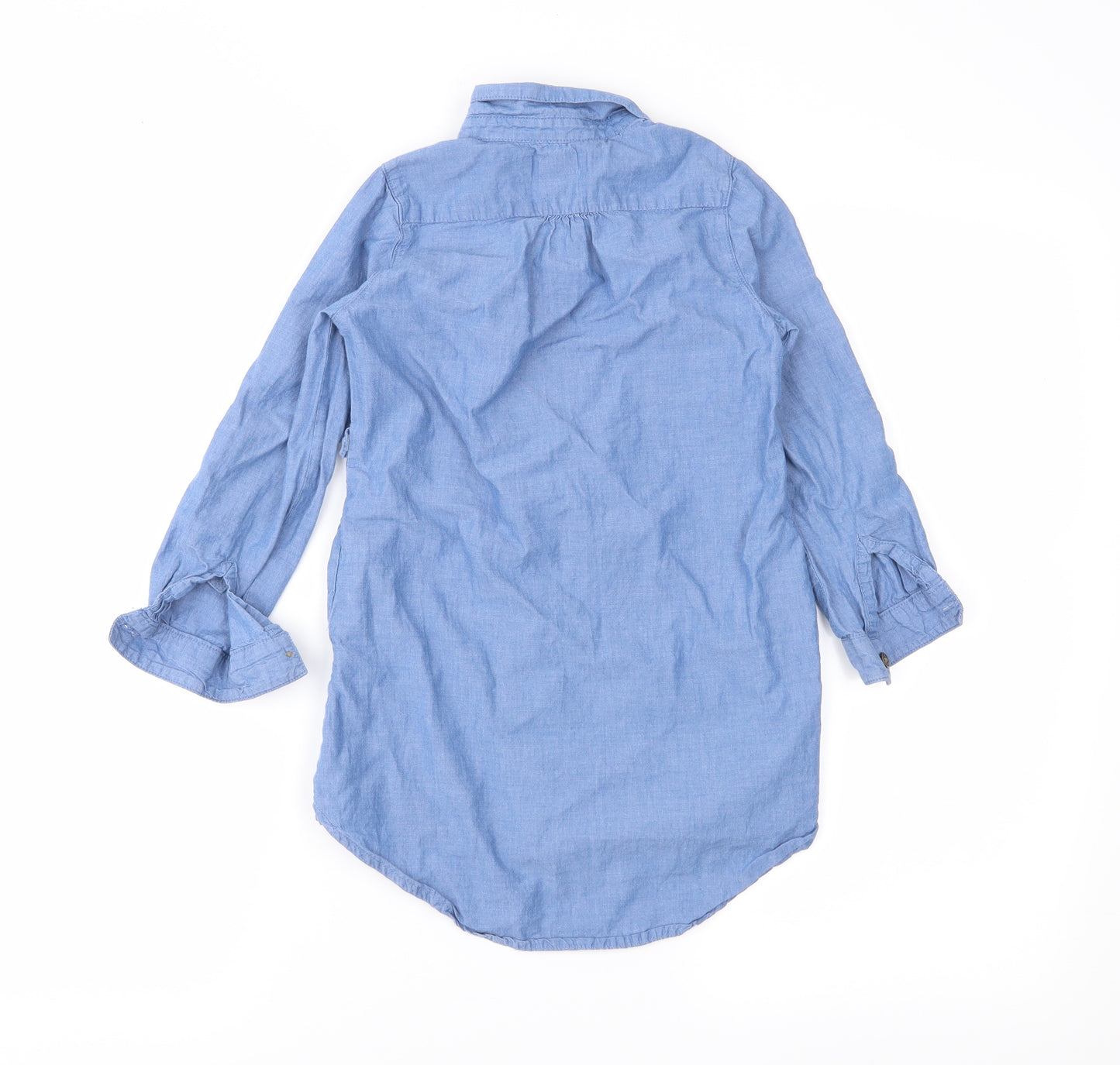 LOGG Girls Blue   Shirt Dress  Size 6 Years