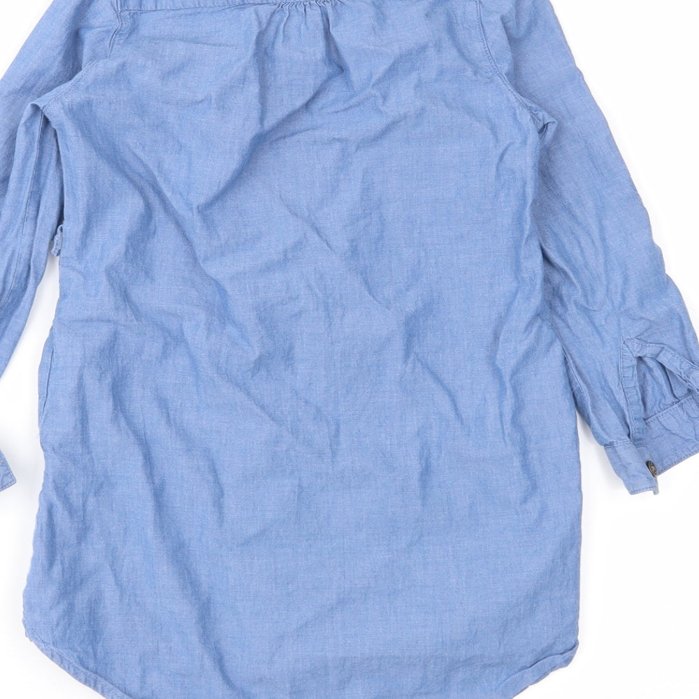 LOGG Girls Blue   Shirt Dress  Size 6 Years