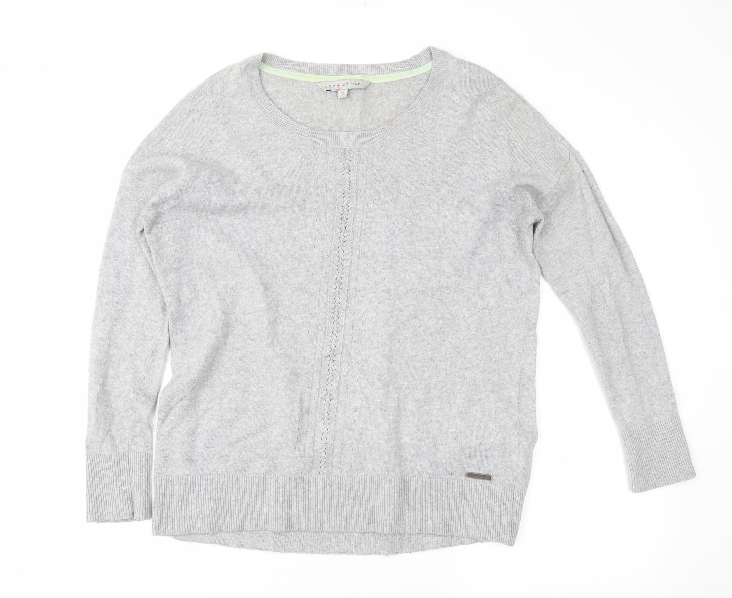 Crew Clothing Co Womens Grey   Pullover Jumper Size 12