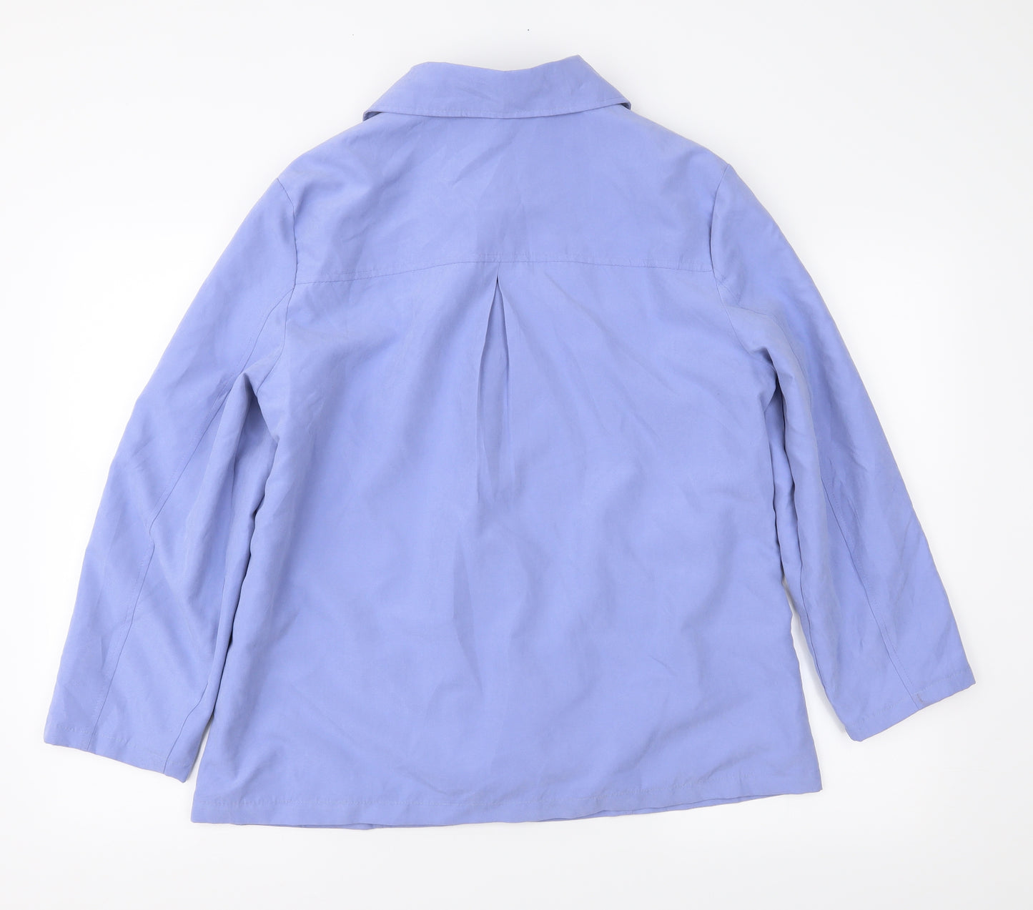 Preworn Womens Blue   Jacket Coat Size 14