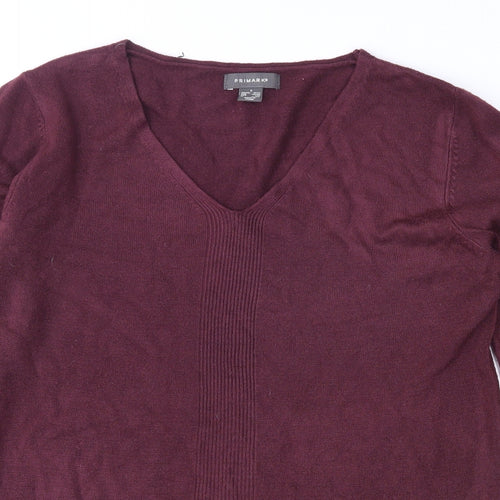 Primark Womens Purple   Pullover Jumper Size S