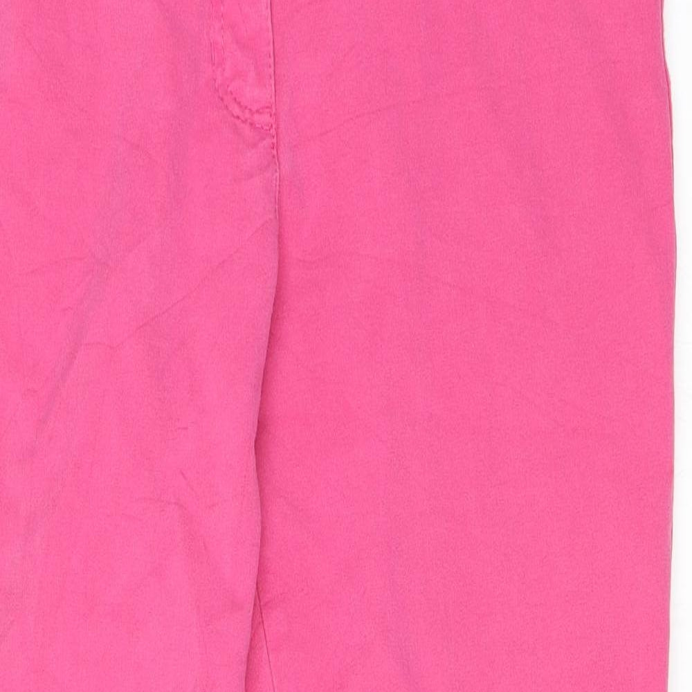 Olsen Womens Pink   Straight Jeans Size 16 L28 in