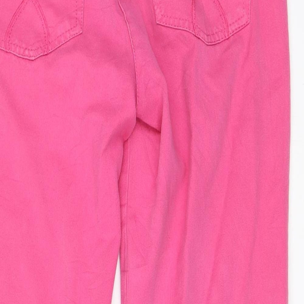 Olsen Womens Pink   Straight Jeans Size 16 L28 in