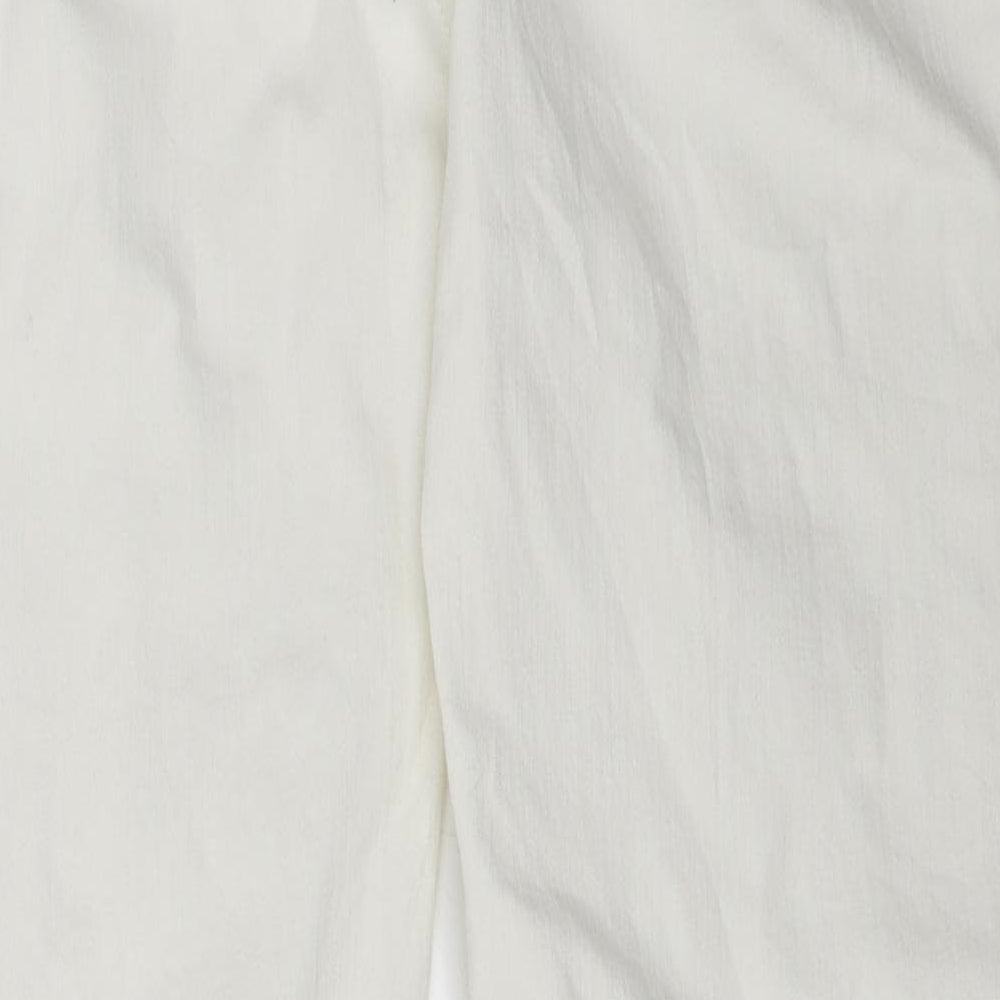 Marks and Spencer Womens White   Straight Jeans Size 31 in L31 in