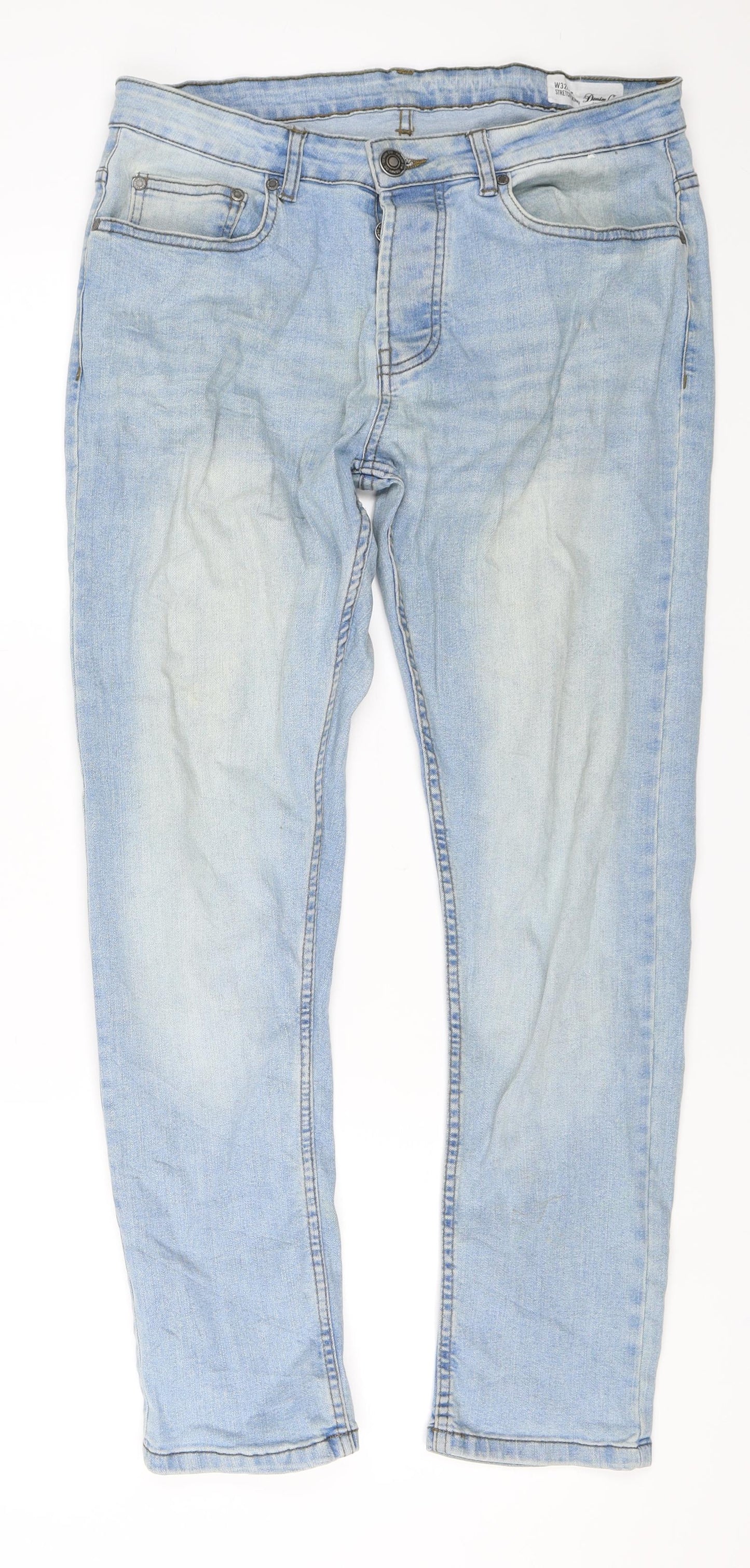 Primark Mens Blue   Skinny Jeans Size 32 in L32 in