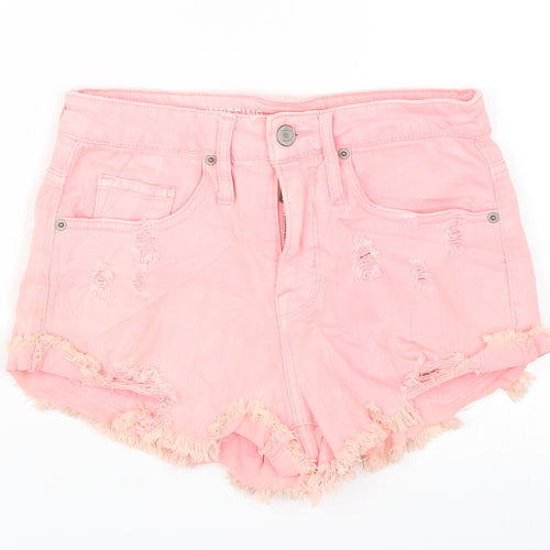 Preworn Womens Pink   Hot Pants Shorts Size 26 in