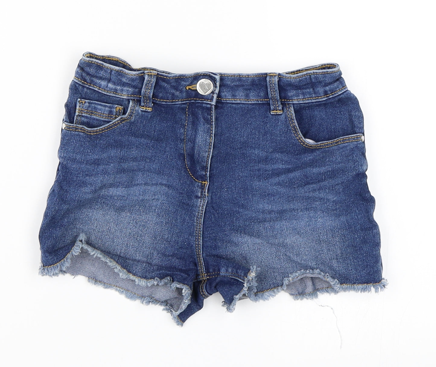 George Girls Blue   Hot Pants Shorts Size 8-9 Years