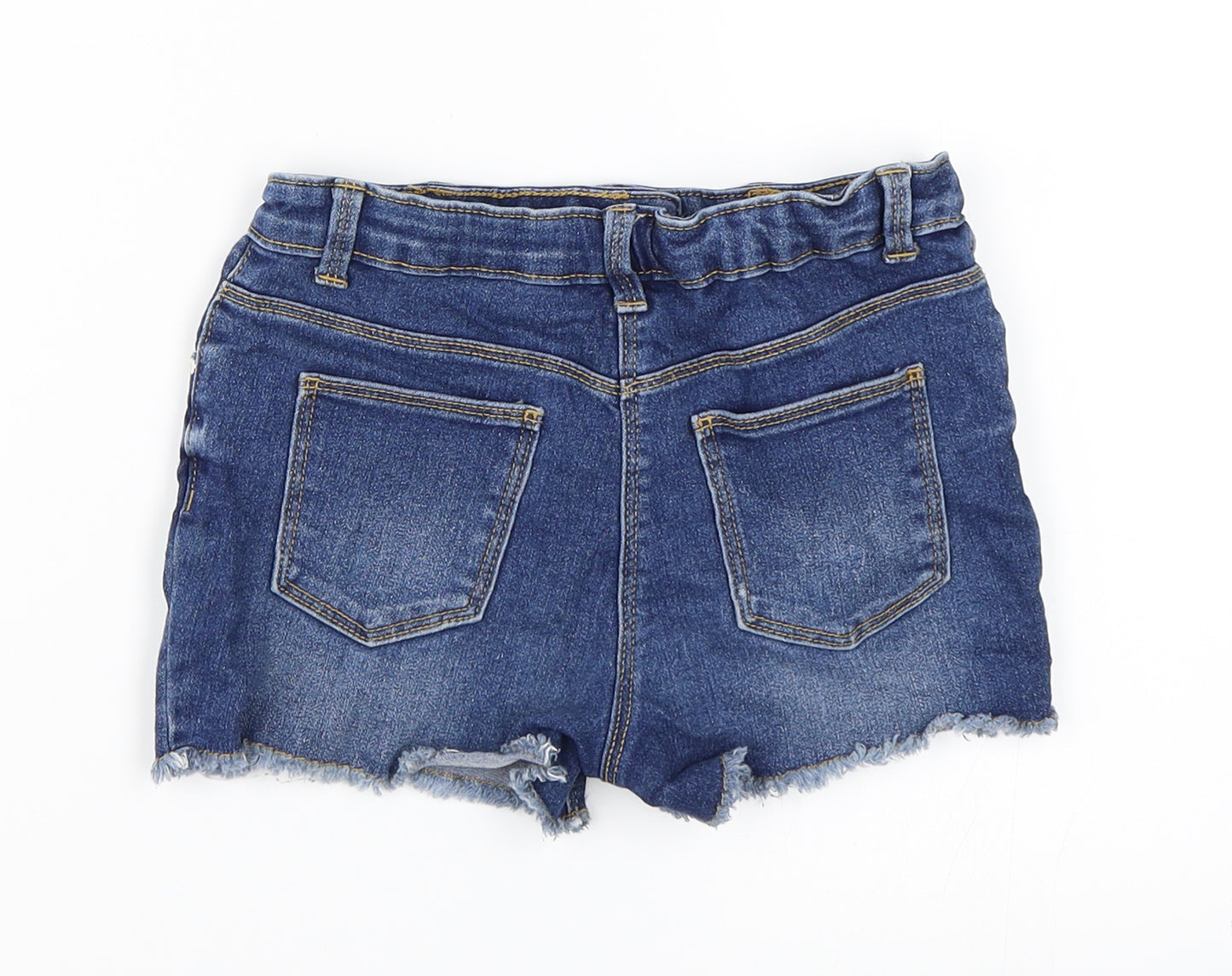 George Girls Blue   Hot Pants Shorts Size 8-9 Years