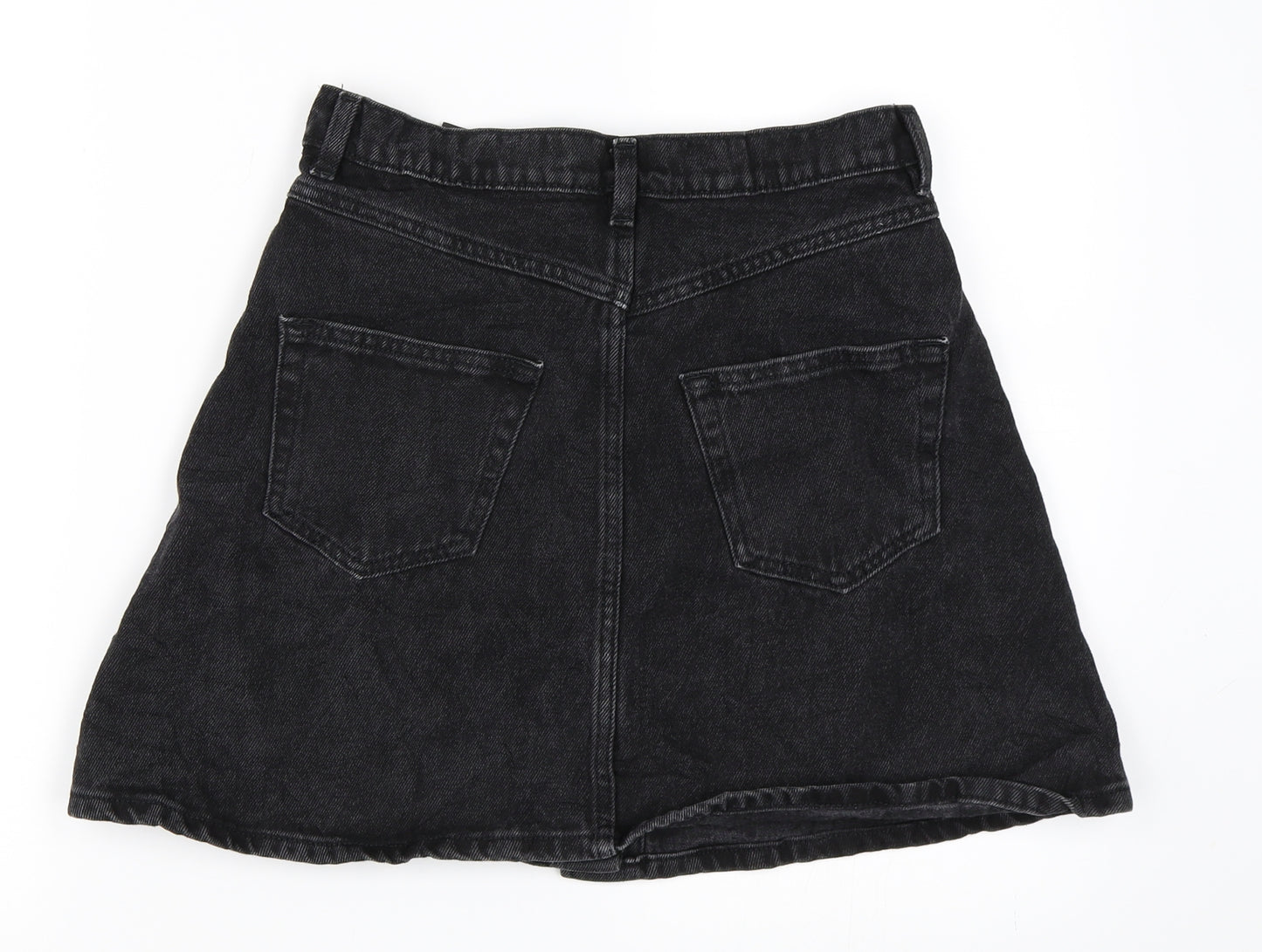 Monki Womens Black   A-Line Skirt Size 26 in