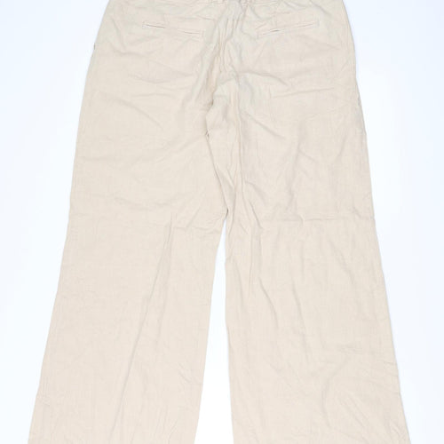 F&F Womens Beige   Trousers  Size 12 L30 in