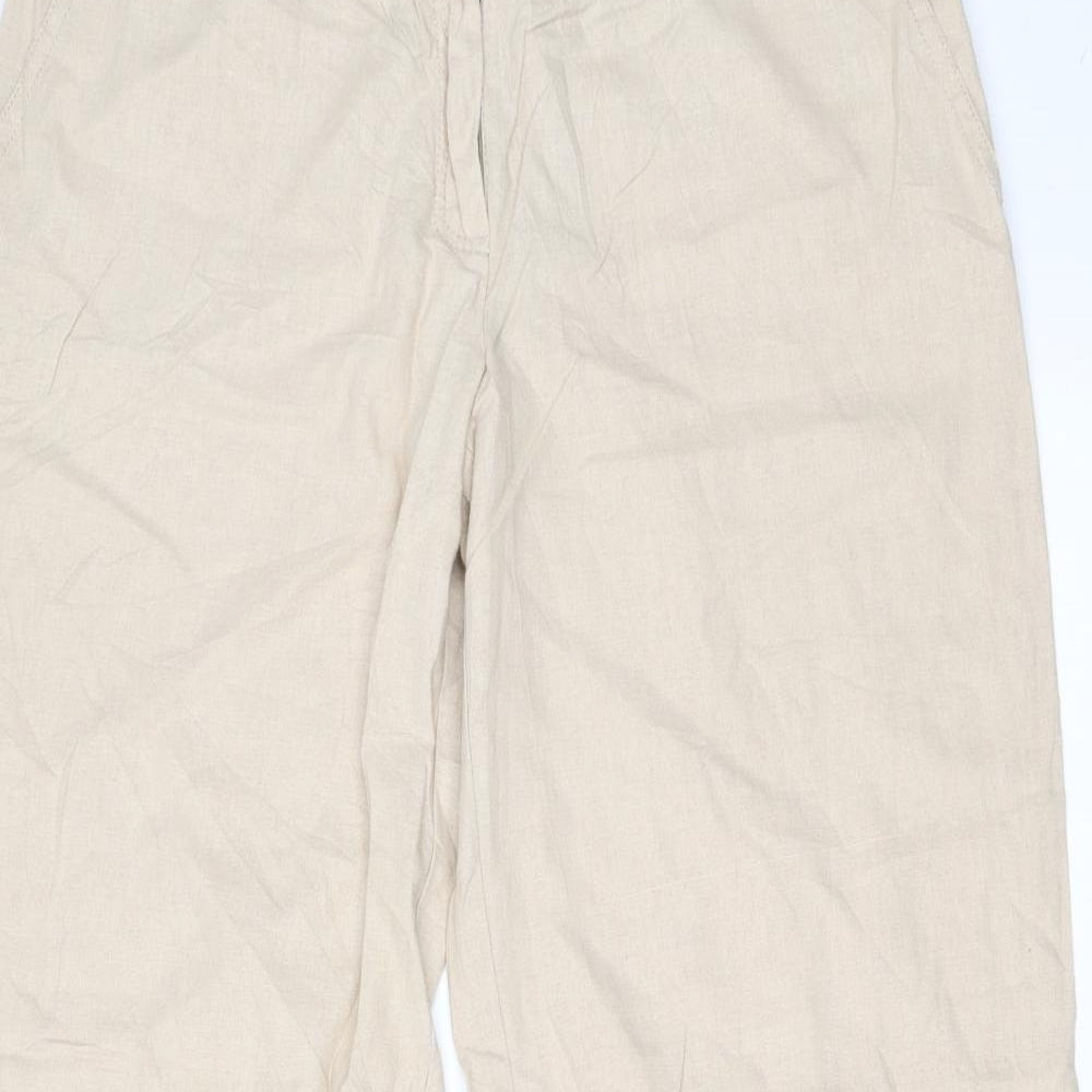 F&F Womens Beige   Trousers  Size 12 L30 in