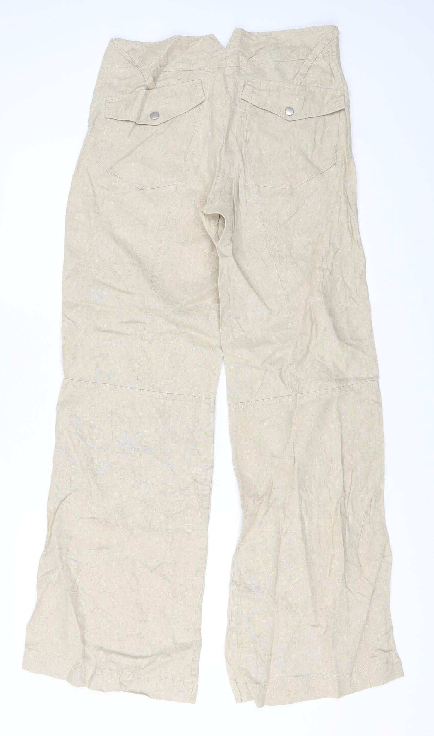 Solar Womens Beige   Trousers  Size 12 L33 in