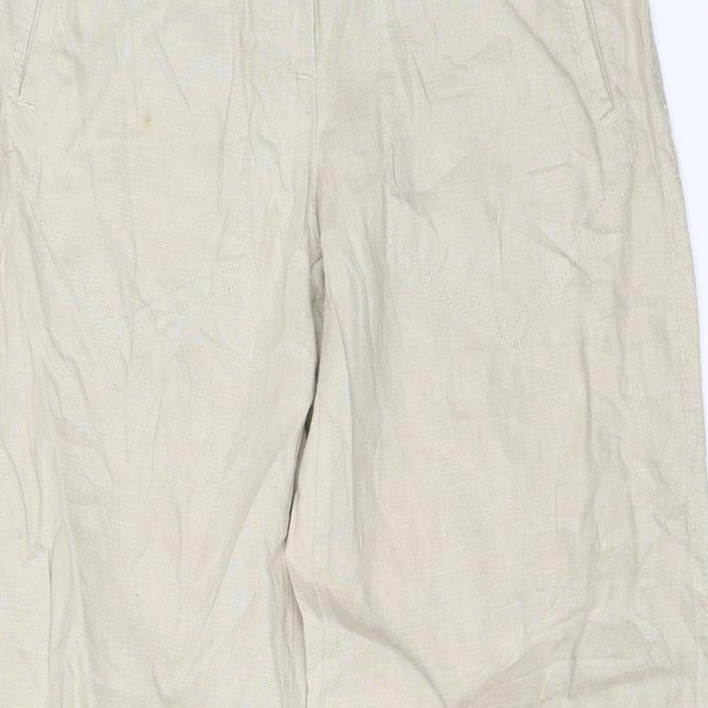 Solar Womens Beige   Trousers  Size 12 L33 in