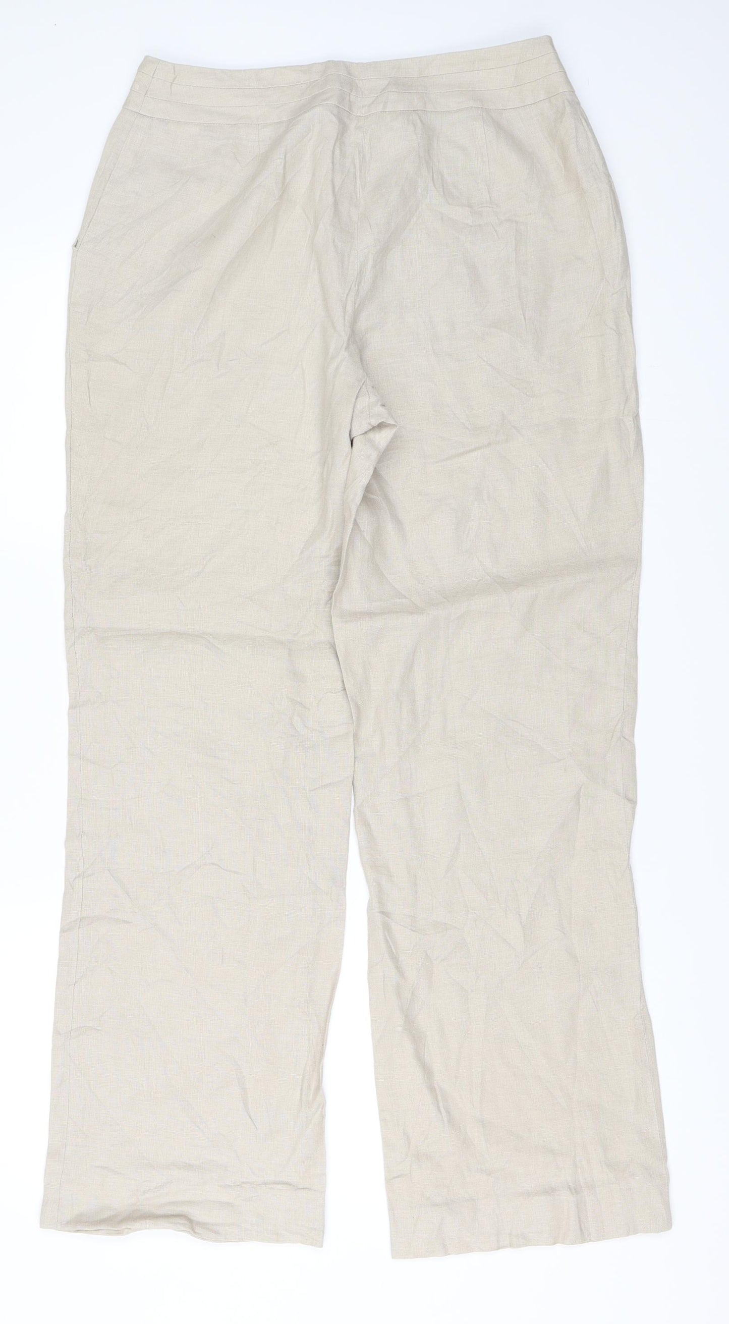 Planet Womens Beige   Trousers  Size 8 L31 in