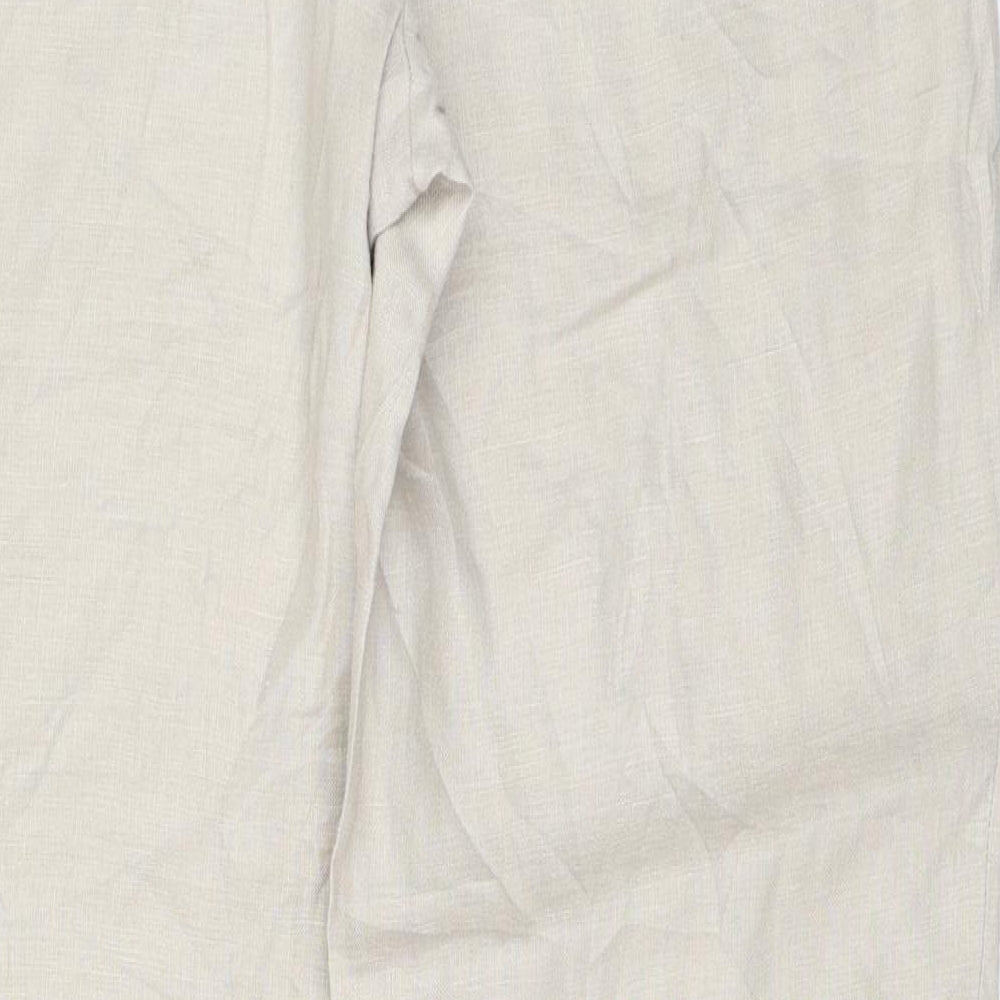 Planet Womens Beige   Trousers  Size 8 L31 in