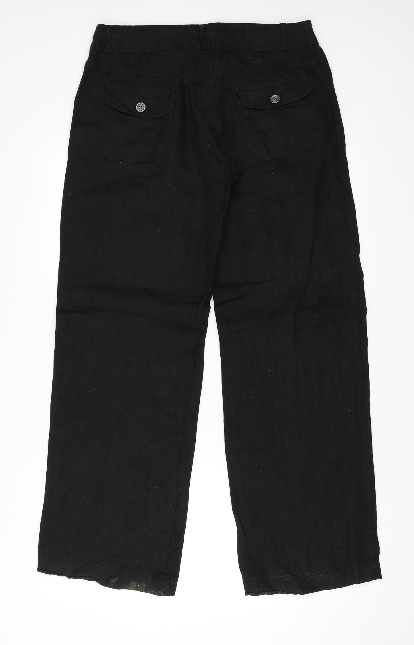 Primark Womens Black   Trousers  Size 12 L32 in