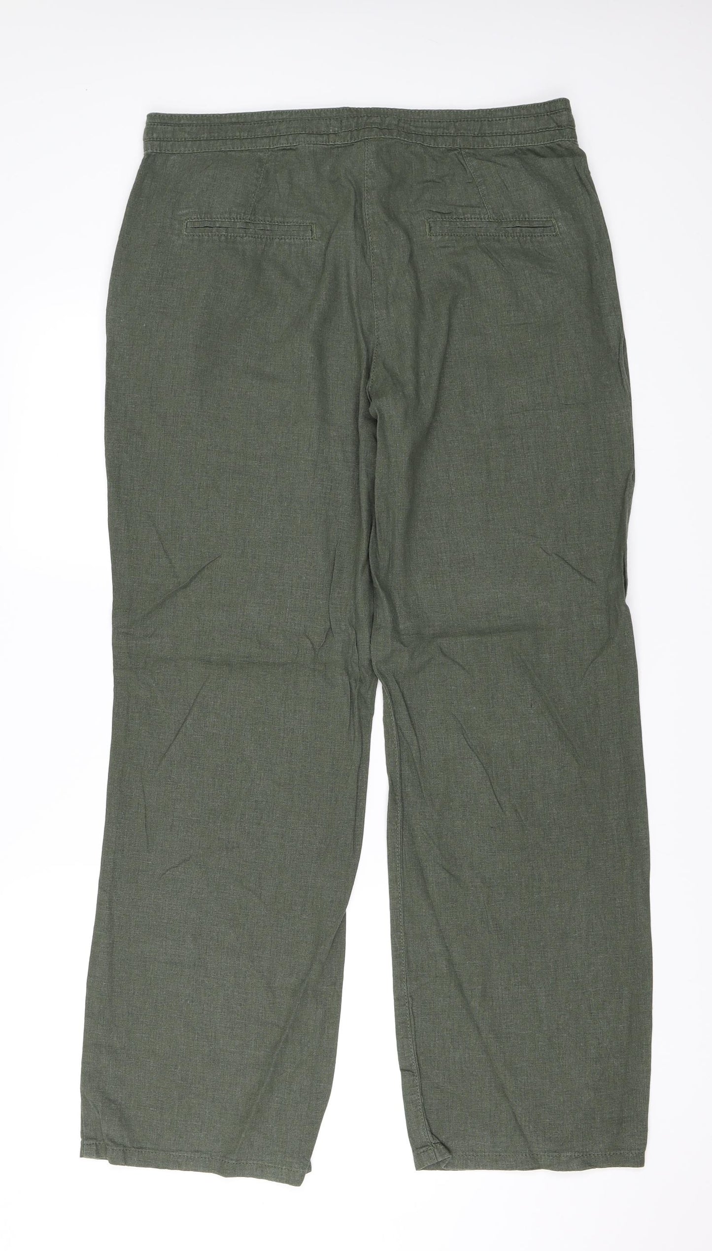 NEXT Womens Green   Trousers  Size 12 L31 in