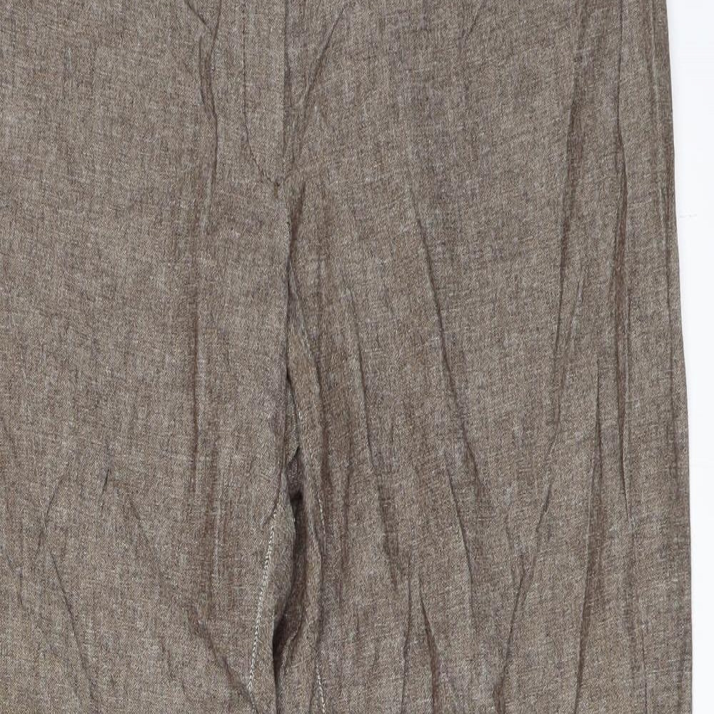 AMARANTO Womens Brown   Trousers  Size 16 L31 in