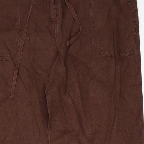 Primark Womens Brown   Trousers  Size 16 L31 in