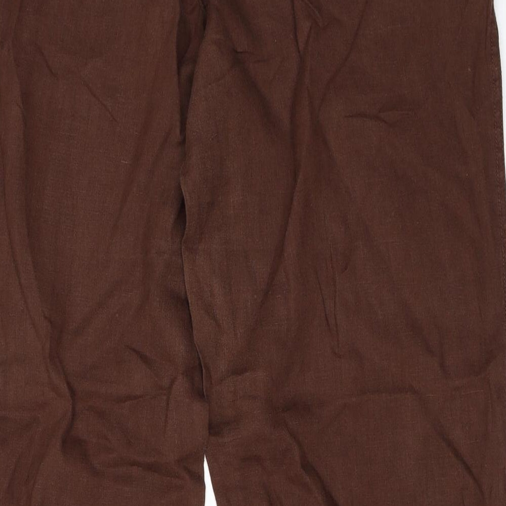 Primark Womens Brown   Trousers  Size 16 L31 in