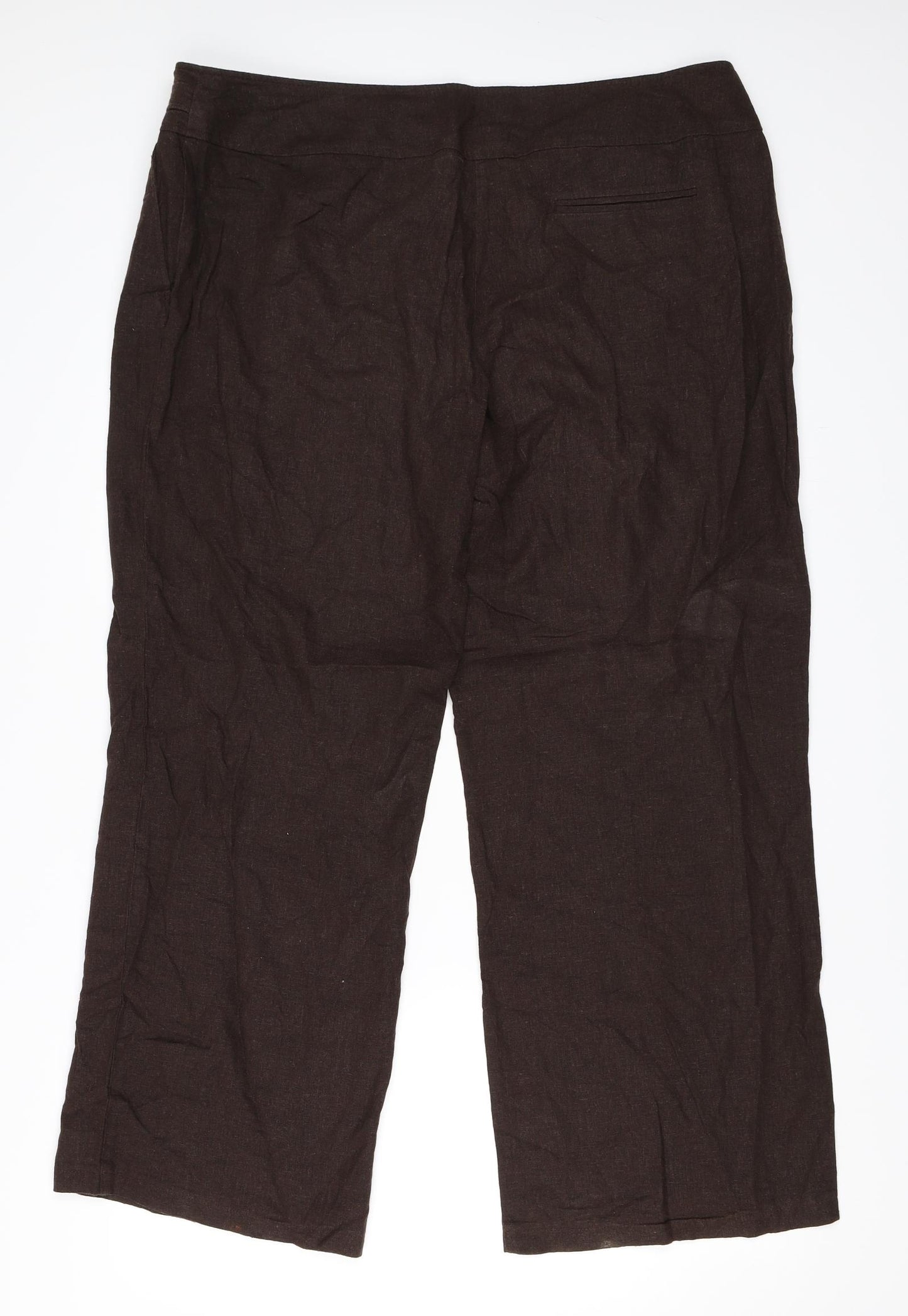 F&F Womens Brown   Trousers  Size 18 L30 in