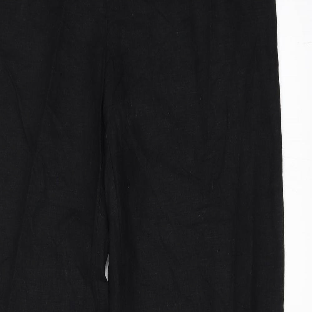 Marks and Spencer Womens Black   Trousers  Size 12 L33 in