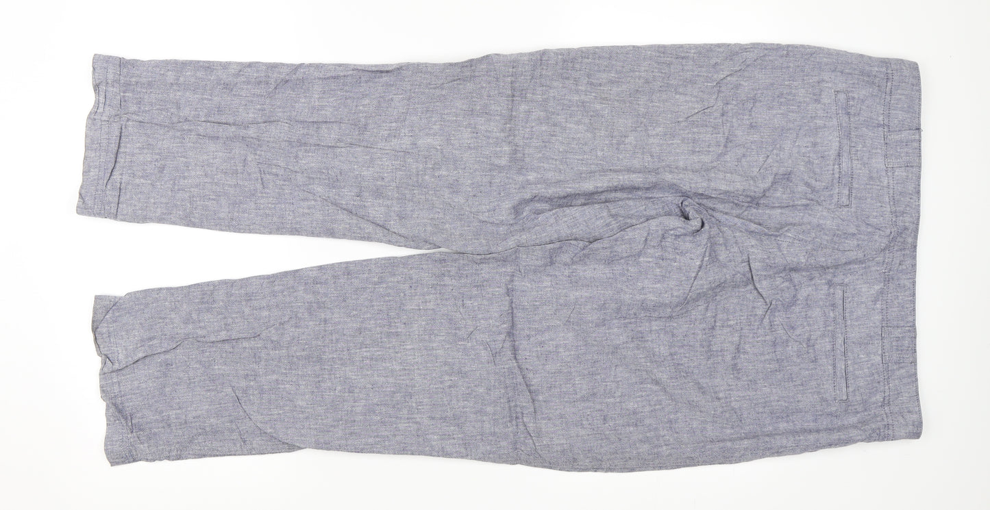 F&F Womens Blue   Trousers  Size 14 L30 in