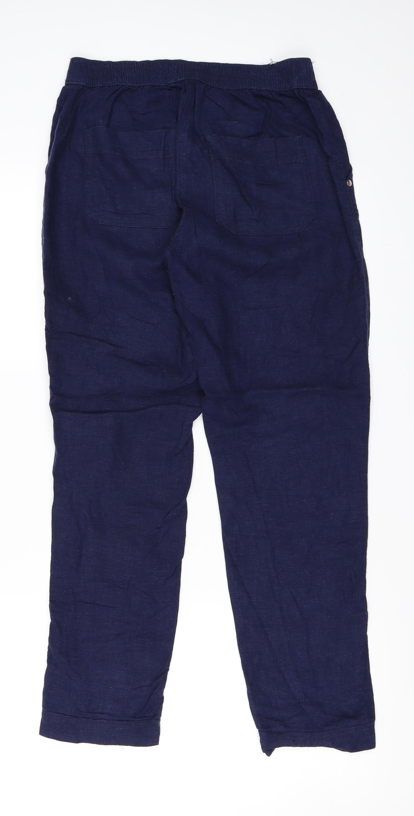 Pep & Co Womens Blue   Trousers  Size 8 L27 in