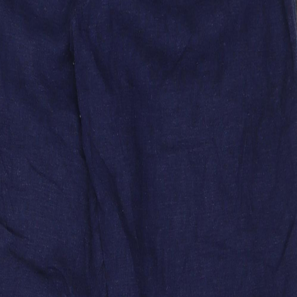 Pep & Co Womens Blue   Trousers  Size 8 L27 in