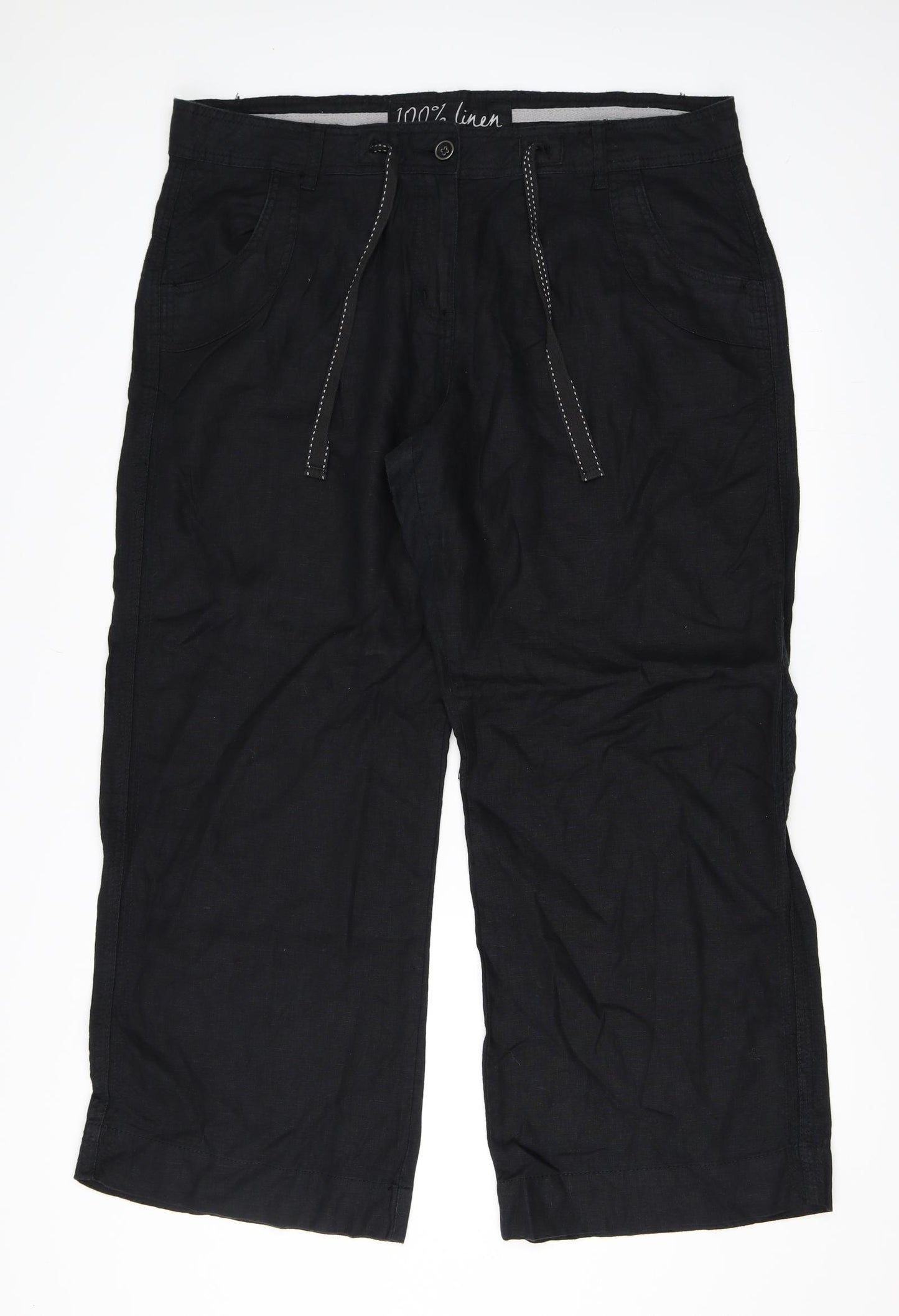 George Womens Black   Trousers  Size 18 L30 in