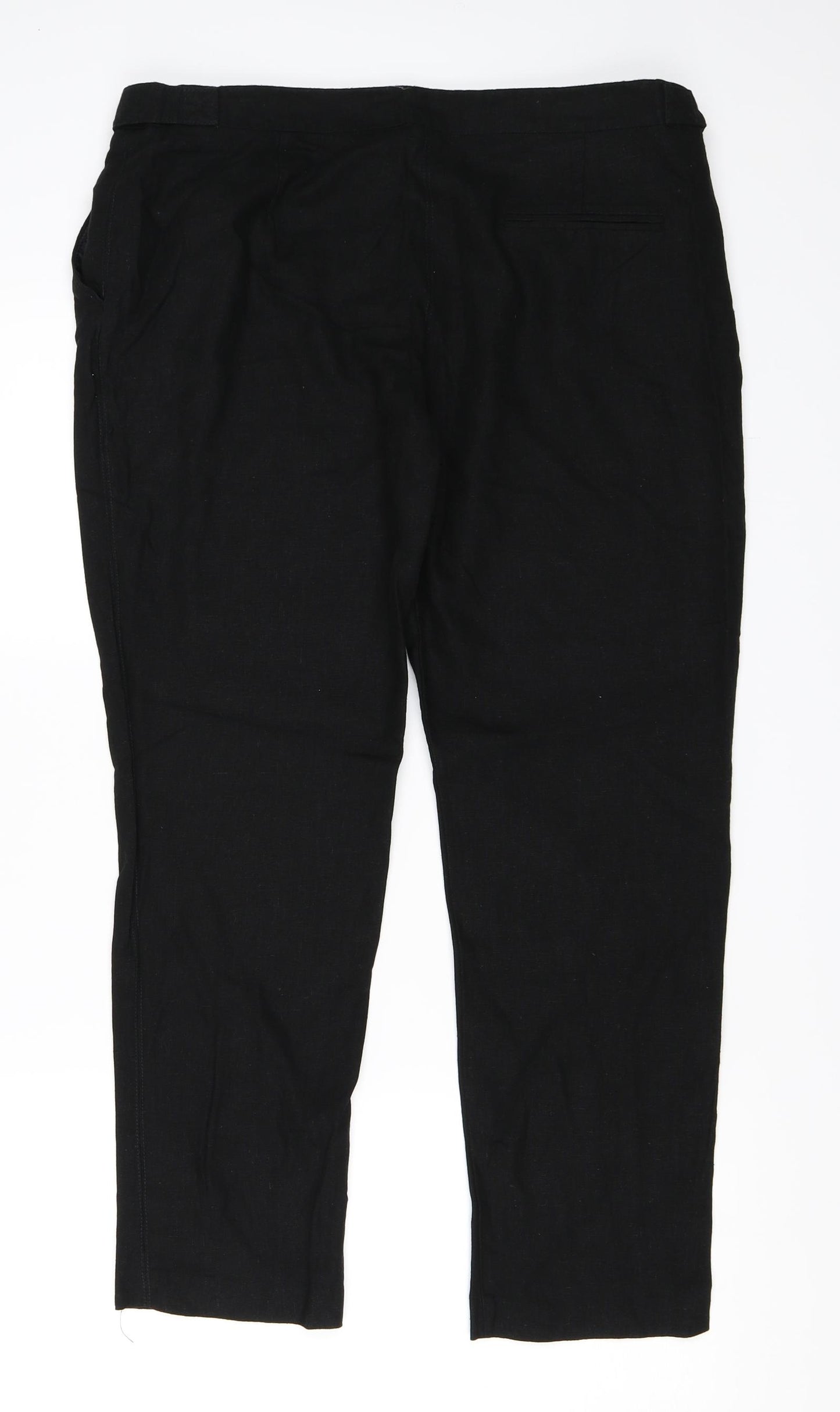 Primark Womens Black   Trousers  Size 14 L23 in