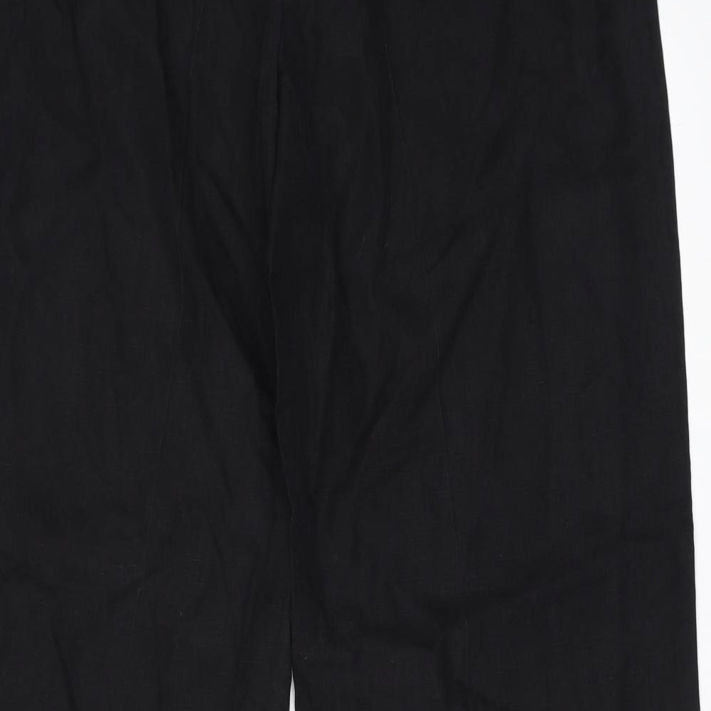 Planet Womens Black   Trousers  Size 14 L32 in