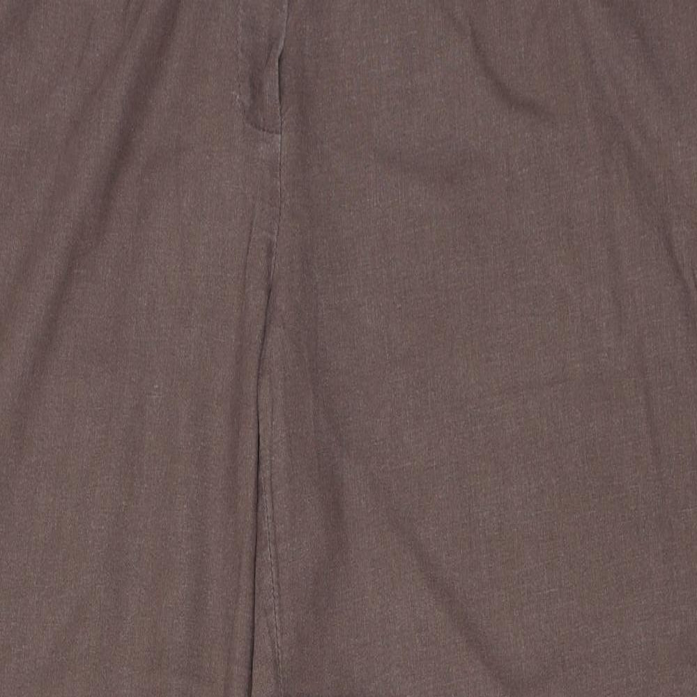 Marks and Spencer Womens Brown   Trousers  Size 18 L29 in