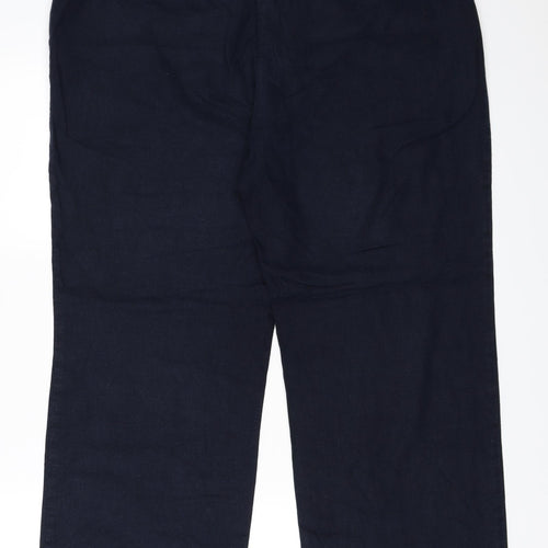 Marks and Spencer Womens Blue   Trousers  Size 18 L29 in