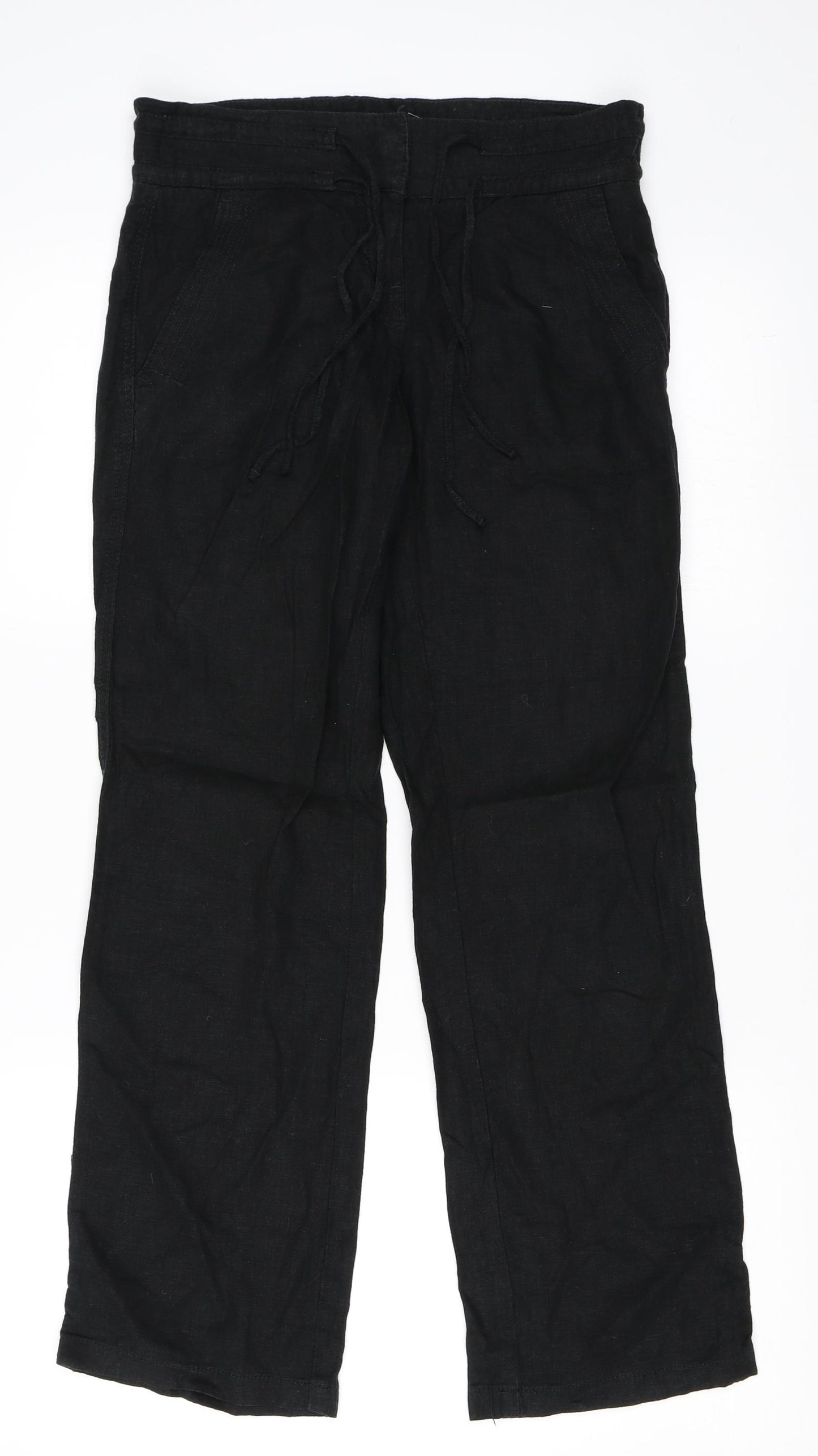 NEXT Womens Black   Trousers  Size 6 L30 in