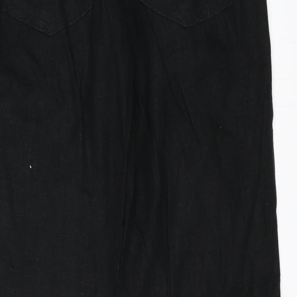 NEXT Womens Black   Trousers  Size 6 L30 in