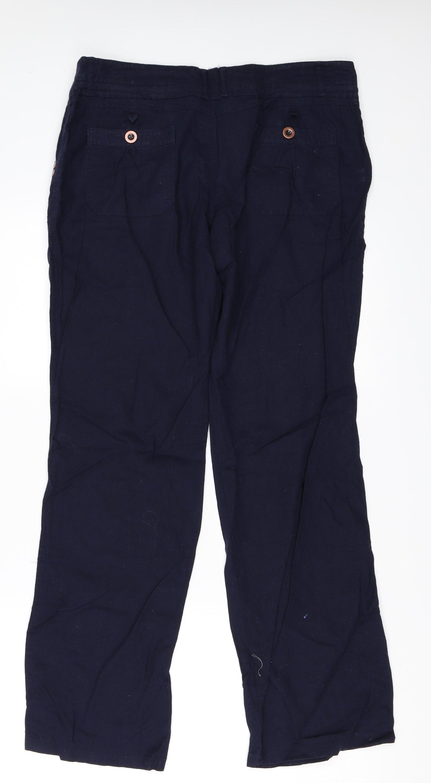 Primark Womens Blue   Trousers  Size 12 L31 in