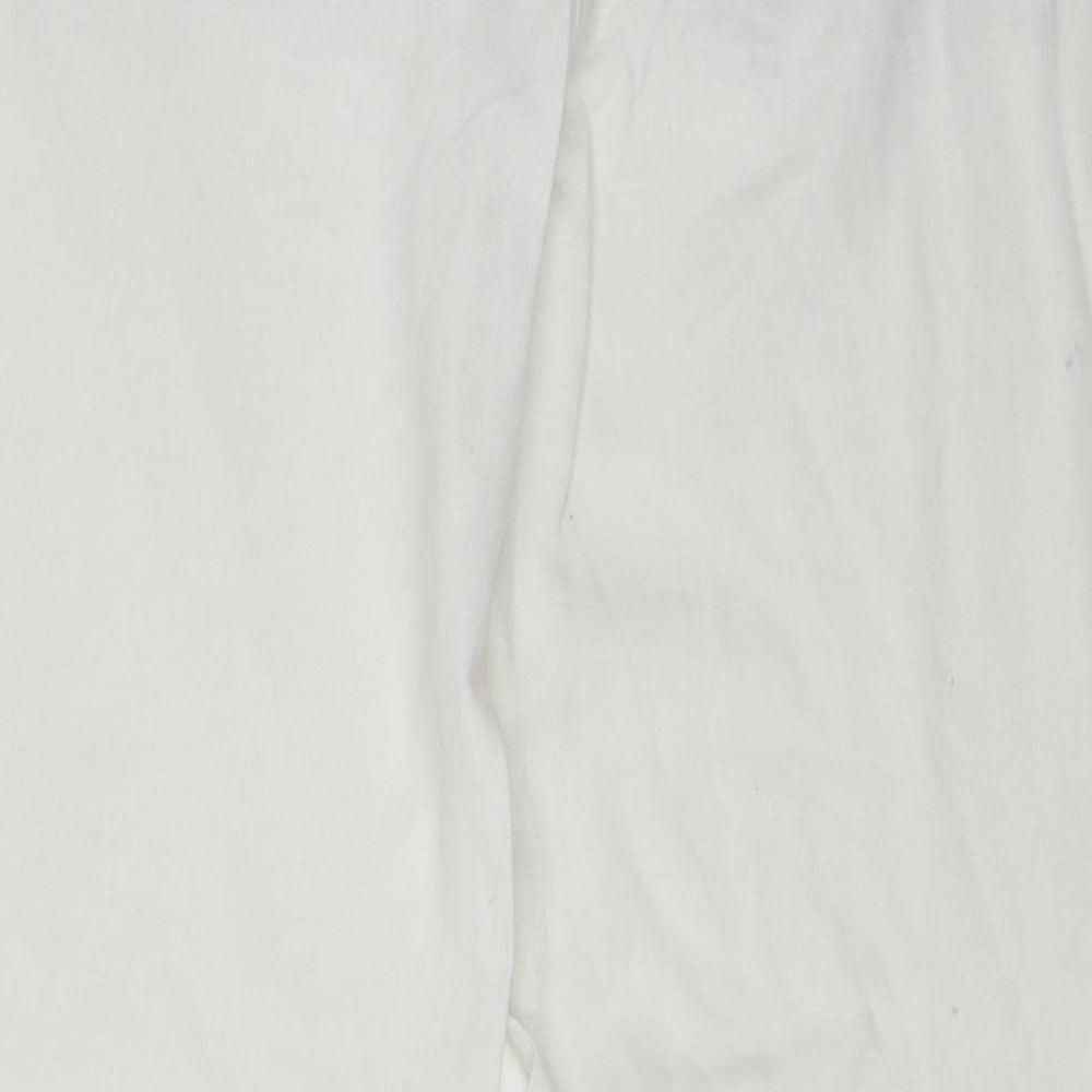 Wallis Womens White   Trousers  Size 14 L29 in