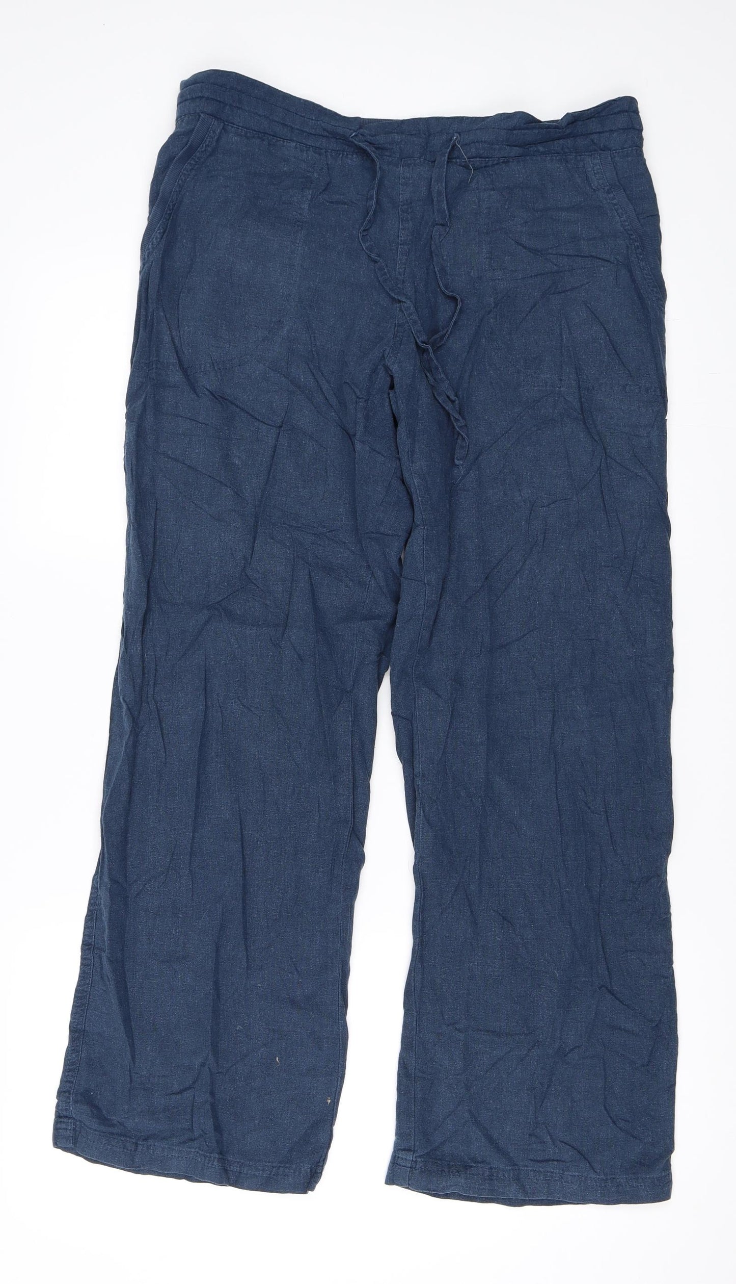 Indigo Roc Womens Blue   Trousers  Size 12 L29 in