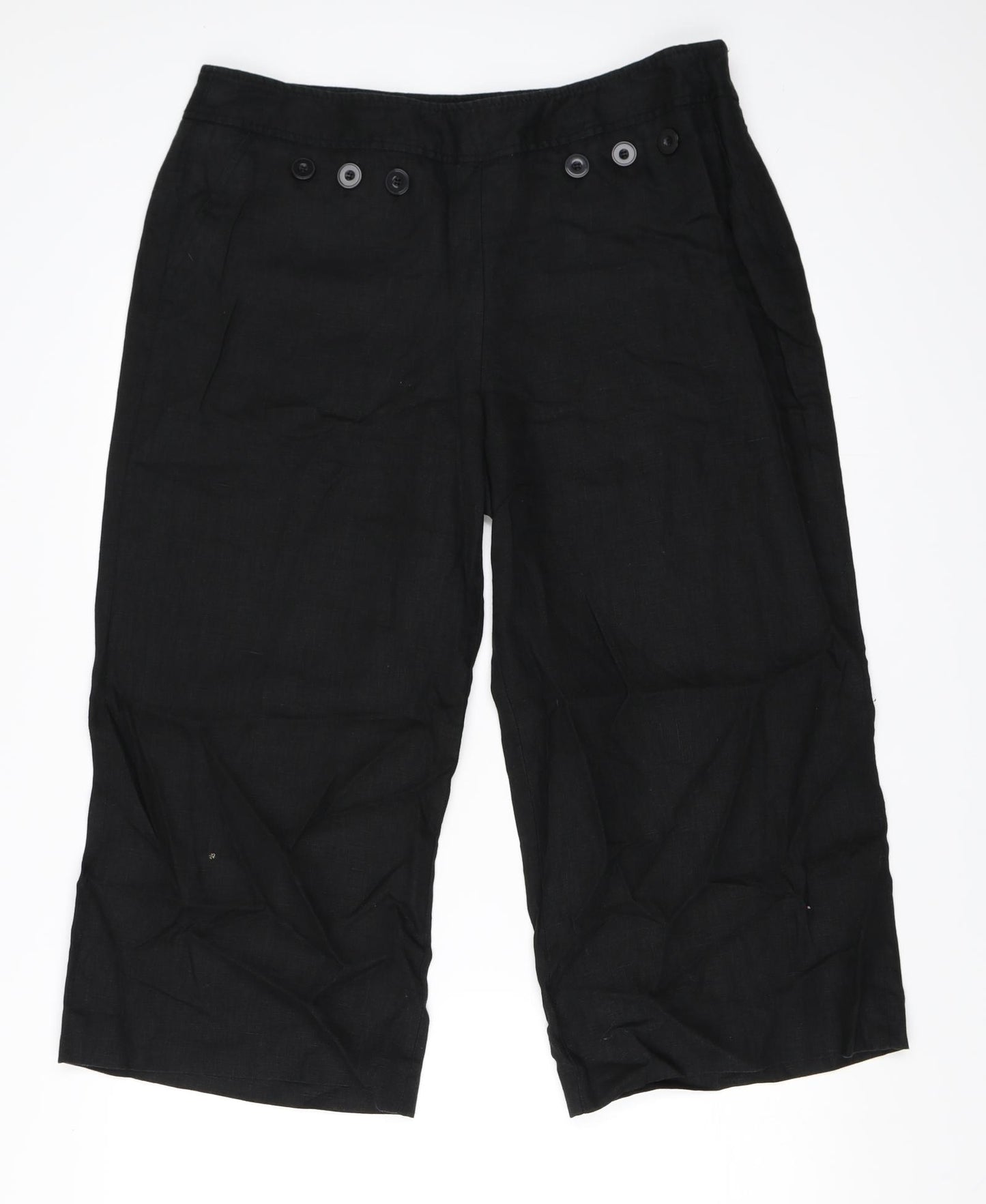 Wallis Womens Black   Trousers  Size 16 L22 in