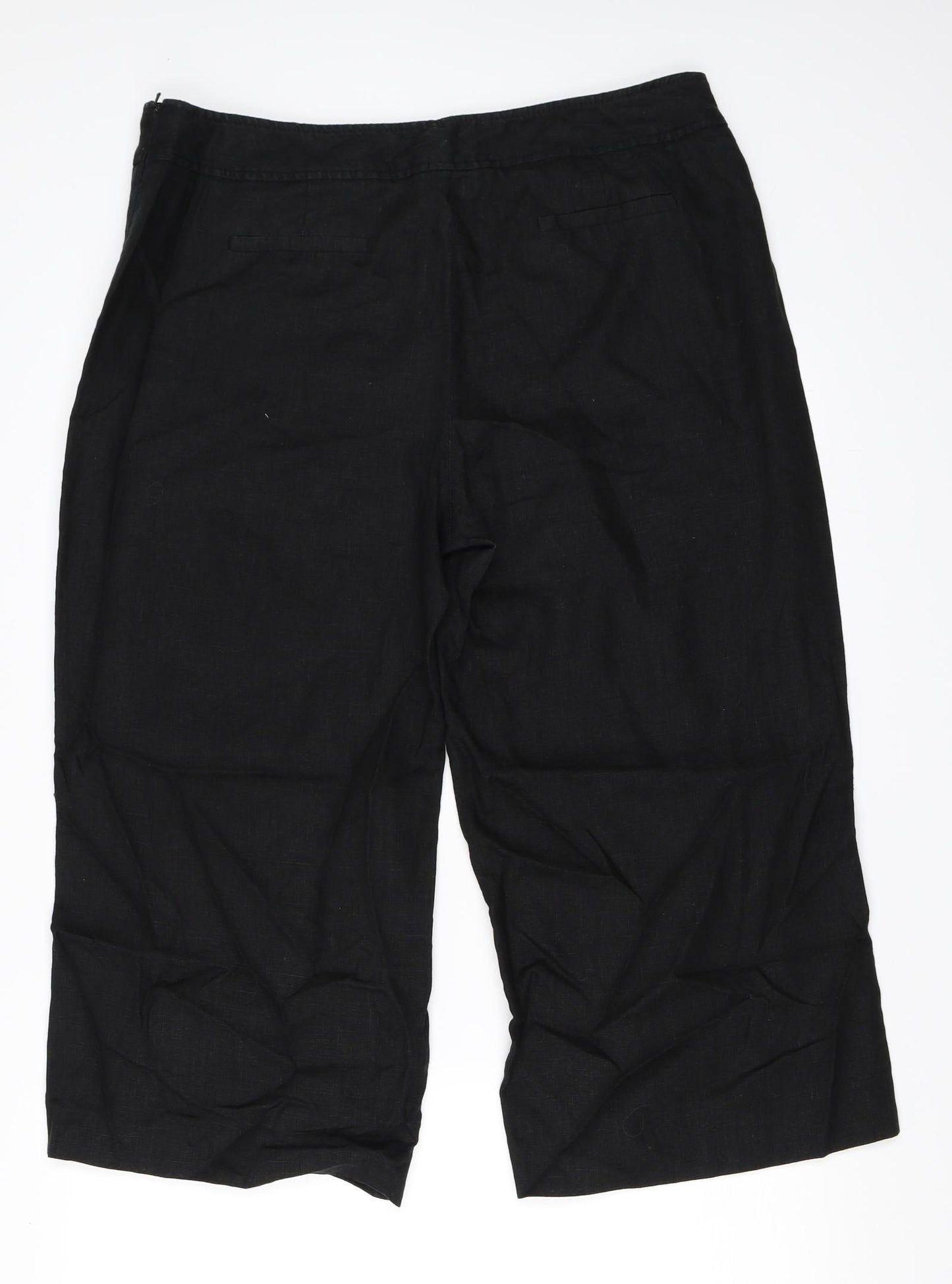 Wallis Womens Black   Trousers  Size 16 L22 in