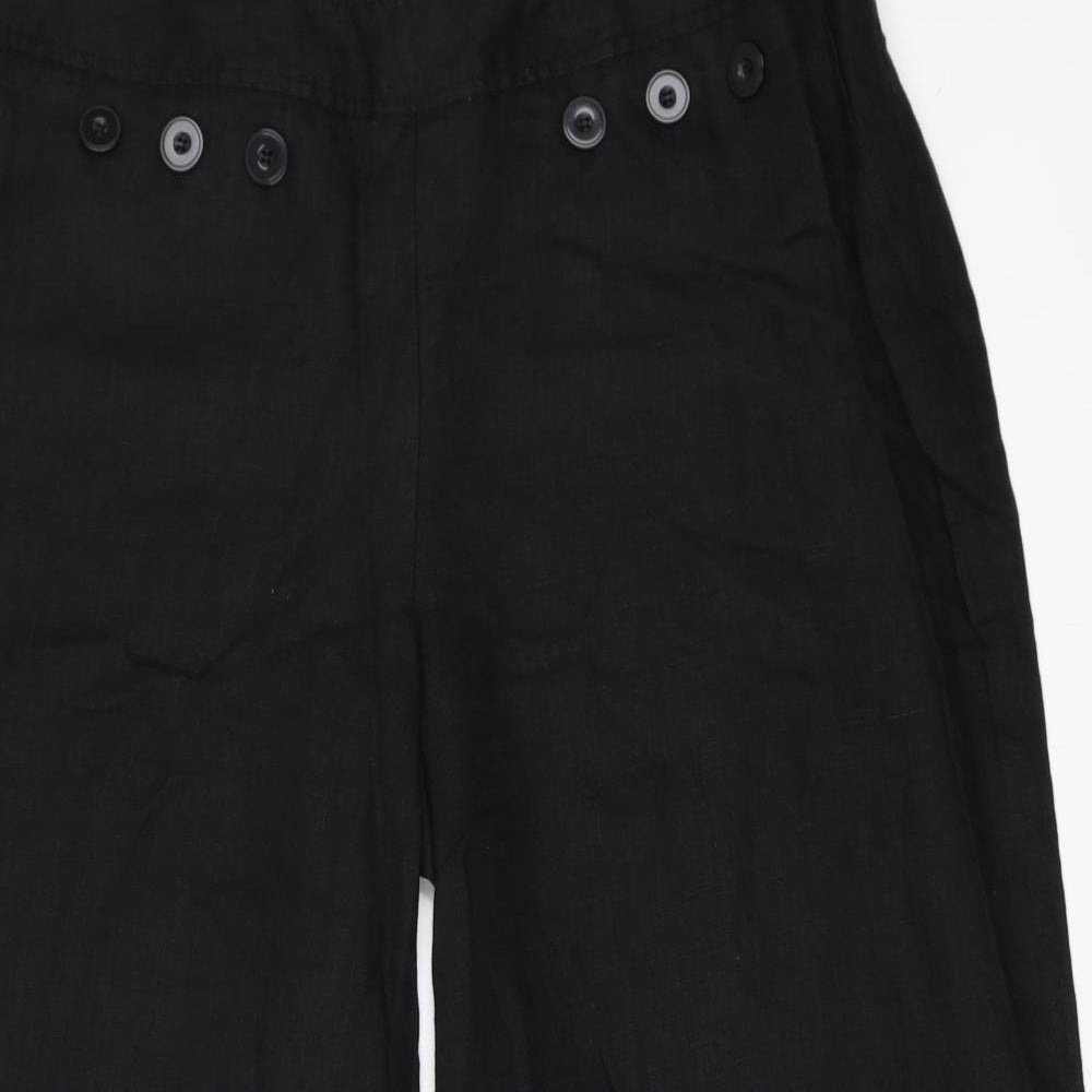 Wallis Womens Black   Trousers  Size 16 L22 in
