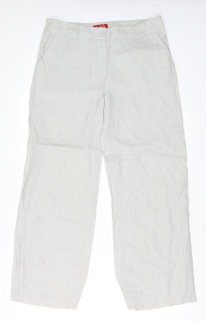 Derby Womens Grey Trousers Size L L29 in