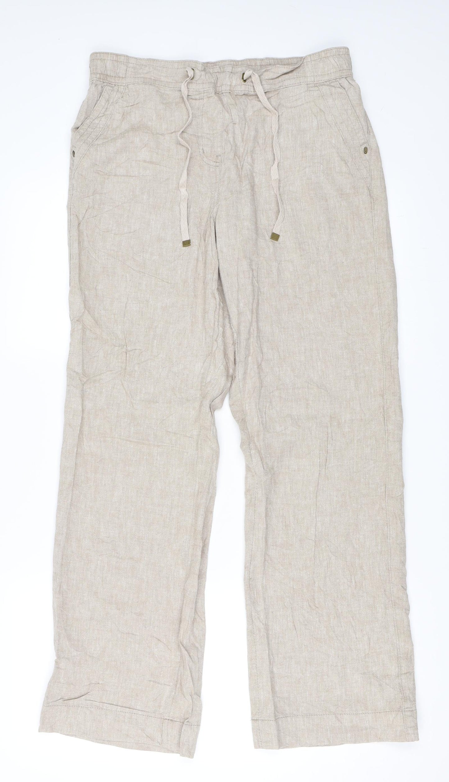 George Womens Beige   Trousers  Size 10 L30 in