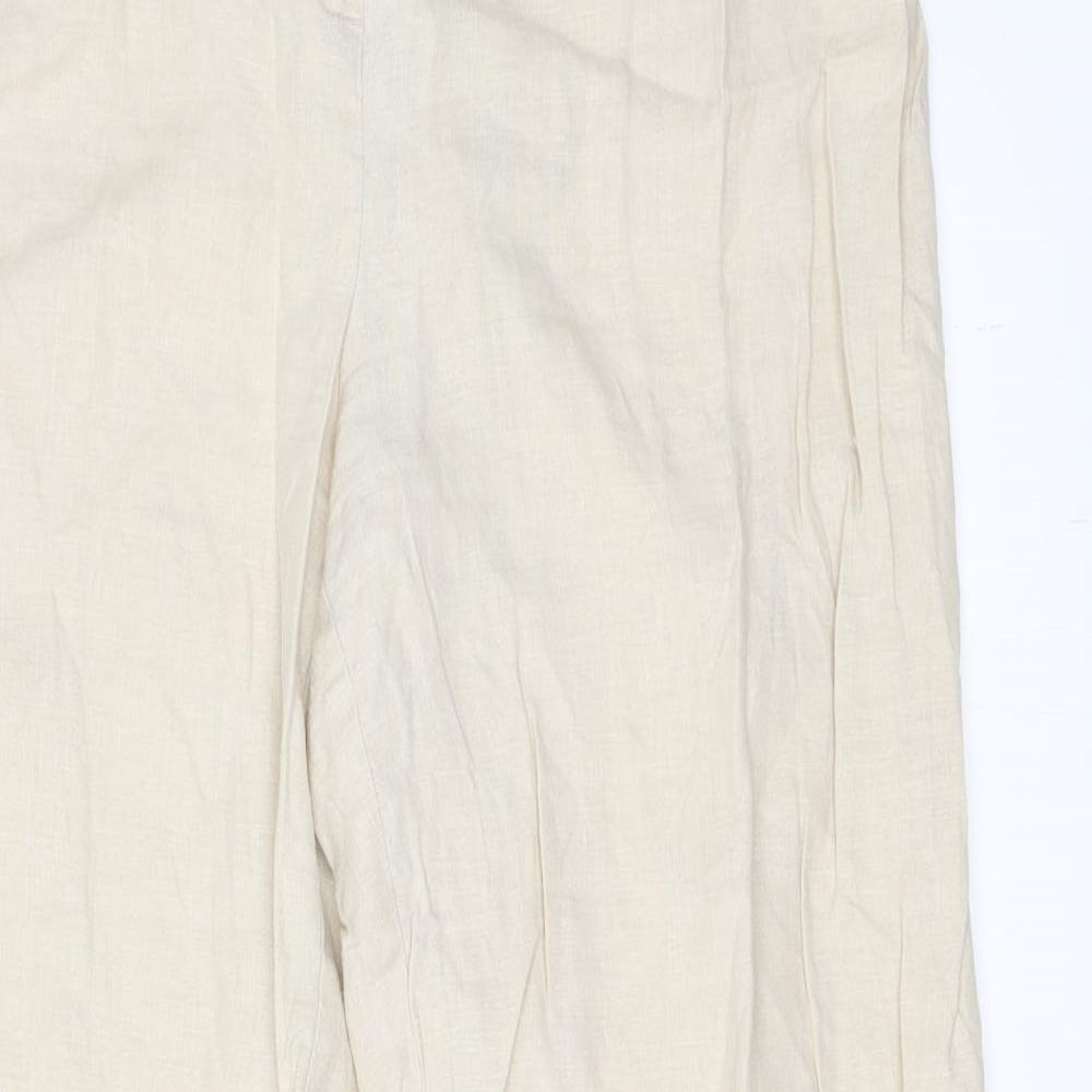 J Taylor Womens Beige   Trousers  Size 12 L29 in